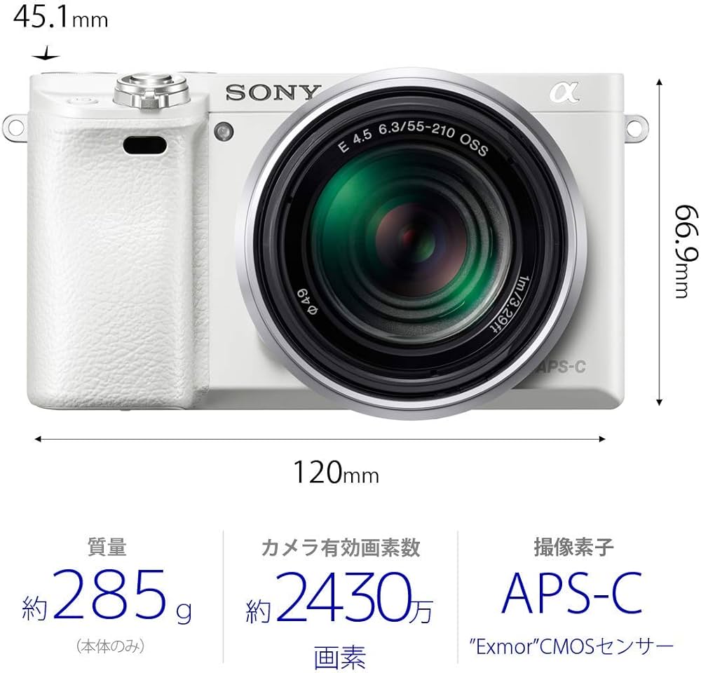 Amazon | SONY ミラーレス一眼 α6000 ダブルズームレンズキット E PZ