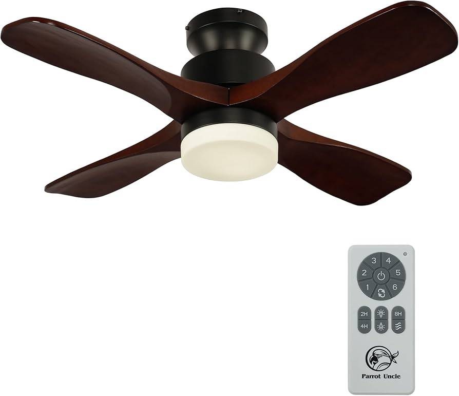 Amazon.co.jp : LEDシーリングファンライト リモコン付き DCモーター