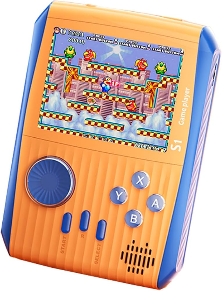Amazon | ポータブルハンドヘルドゲーム レトロミニビデオゲーム