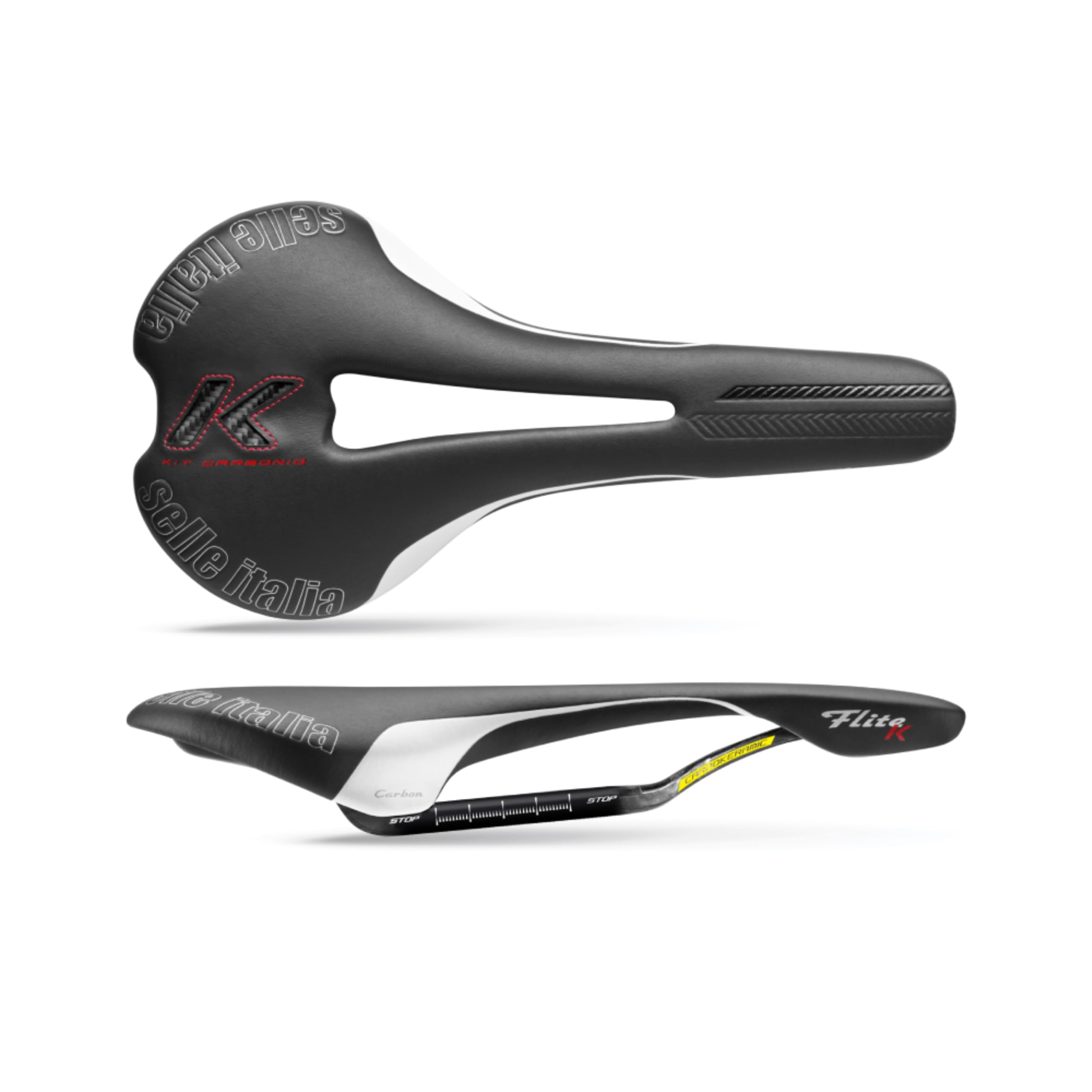 Amazon | SELLA ITALIA(セライタリア) FLITE KIT CARBON C/K BLK FLOW