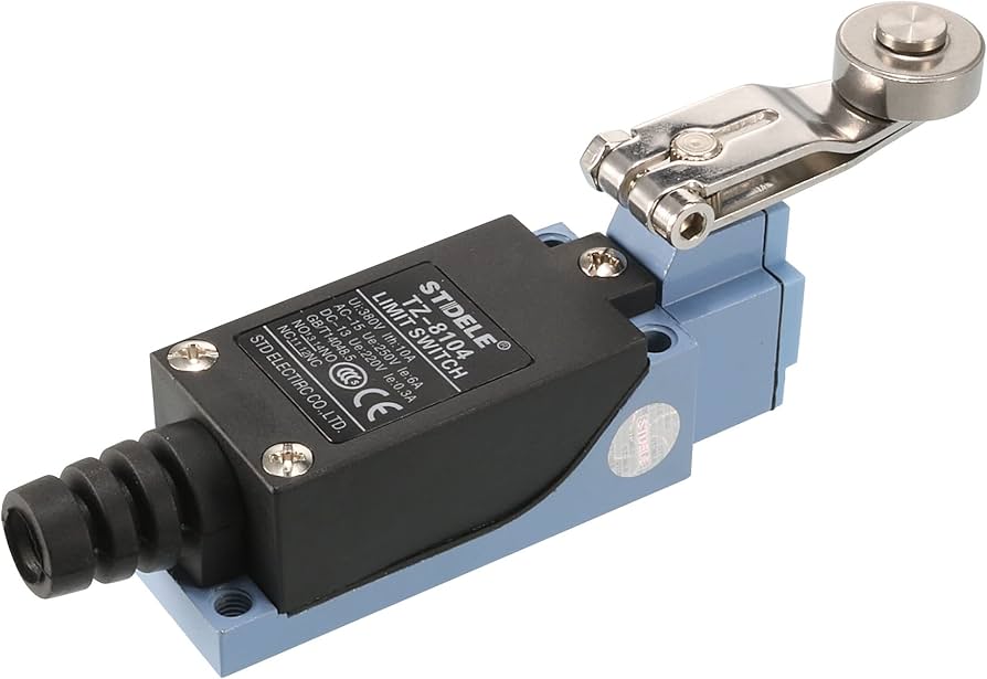 uxcell TZ-8104 DC 220V 10A Rotary Roller Lever Actuator Enclosed