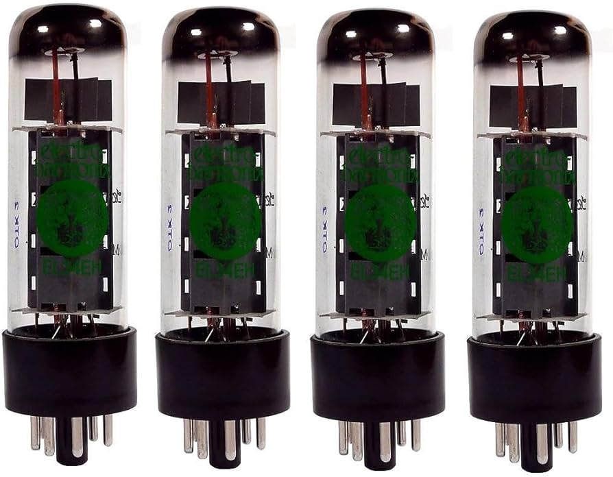 Amazon.co.jp: 4本セット Electro Harmonix EL34 真空管 マッチドク