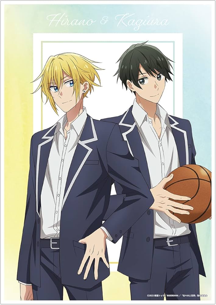 Amazon.co.jp: TVアニメ「佐々木と宮野」 平野大河&鍵浦 昭 A3マット