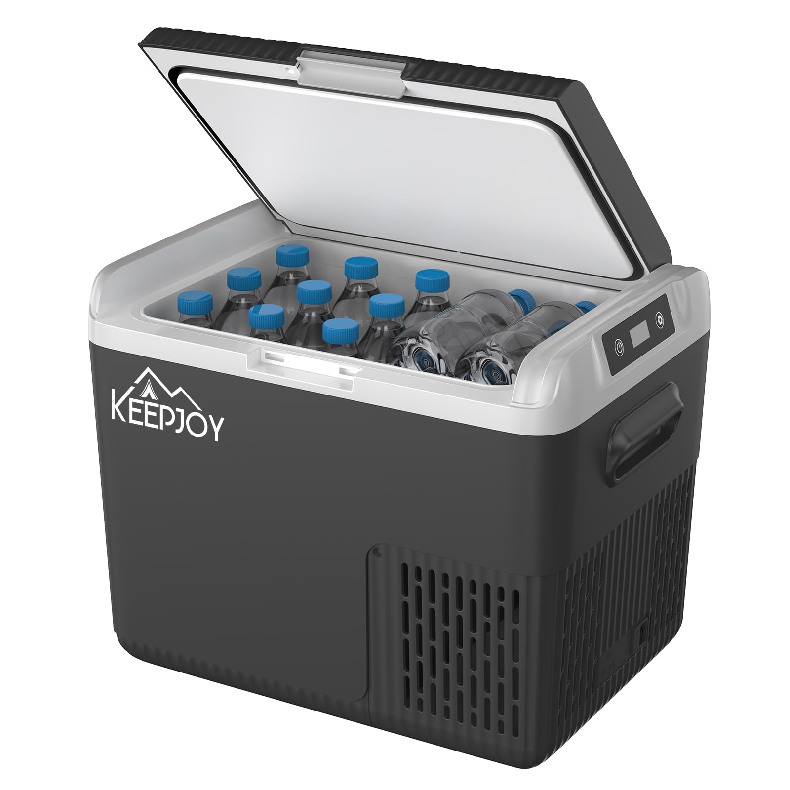 Amazon.co.jp: ポータブル冷蔵庫 18L 小型 車載冷蔵庫 KEEPJOY 急速