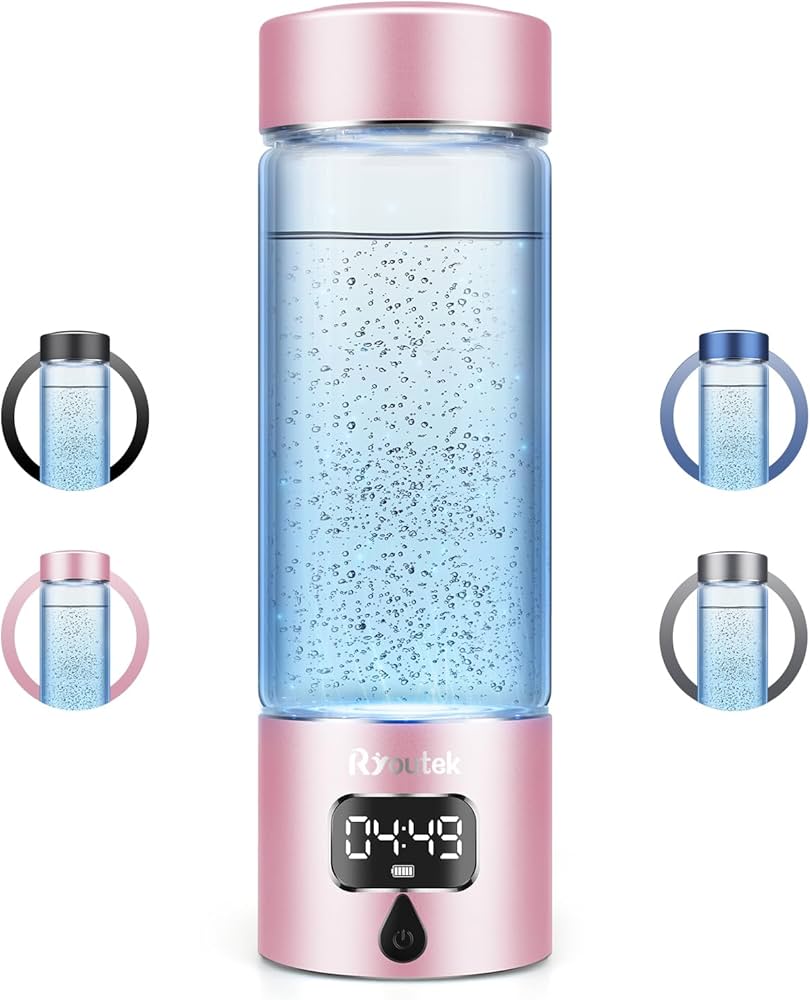 Amazon | 水素水生成器、5000PPB携帯式水素水 高濃度、水素イオン