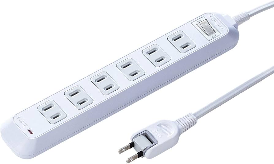 Amazon.co.jp: サンワサプライ 雷ガードタップ 6個口・2P 2m