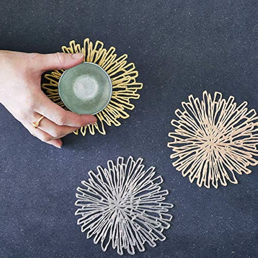 Amazon｜chilewich チルウィッチ コースター Bloom ブルーム 6枚セット