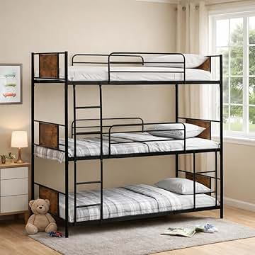 Amazon.co.jp: 3段ベッド 大人用