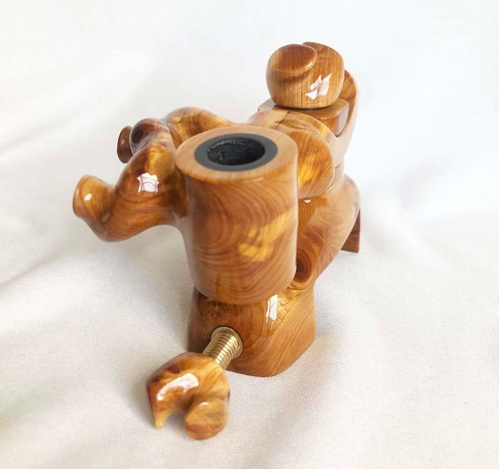 Amazon | ヘラブナ万力 天然木玉置万力 玉置万力4種類 大砲型弓型万力