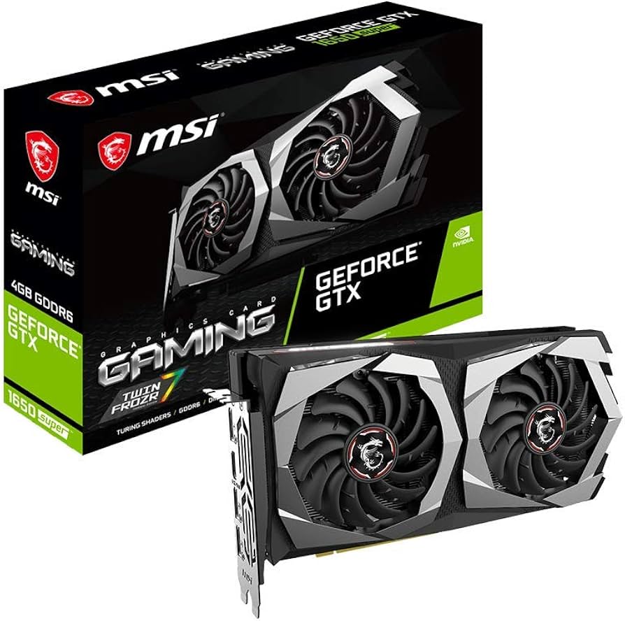 Amazon.com: msi Gaming GeForce GTX 1650 Super 128-Bit HDMI/DP 4GB