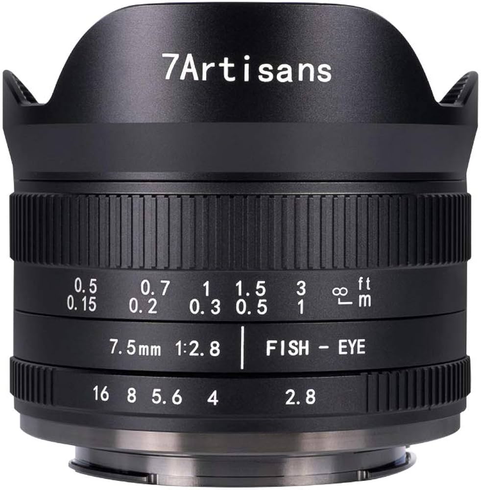 Amazon.co.jp: 七工匠 7Artisans 7.5mm F2.8 FISH-EYE II ED Zマウント