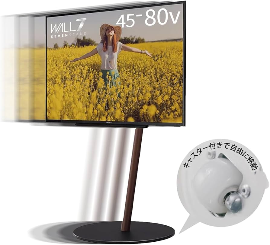 Amazon.co.jp: WALL 【デザイン賞4冠】 A2 CASTER BASE テレビスタンド