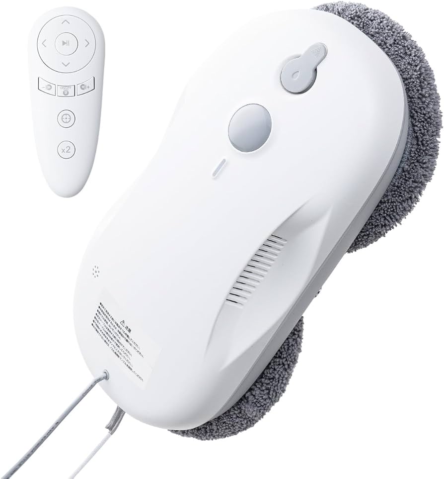 Amazon | サンワダイレクト 窓拭きロボット 窓掃除 窓拭き 水噴射機能