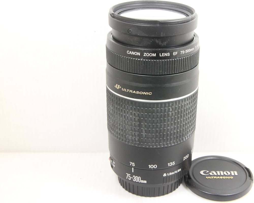 Amazon | Canon AFレンズ EF 75-300mm F4-5.6 III USM | レンズフード 通販