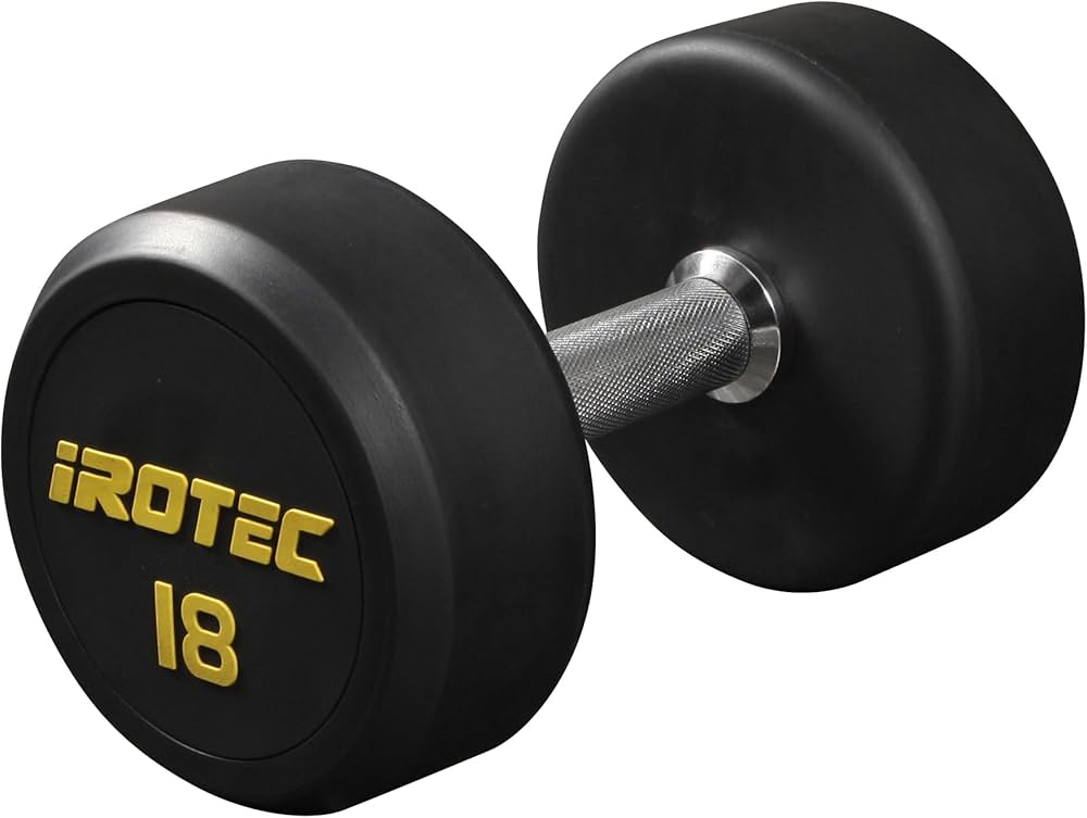 Amazon | IROTEC(アイロテック) ジム ダンベル 18KG（オールラバー
