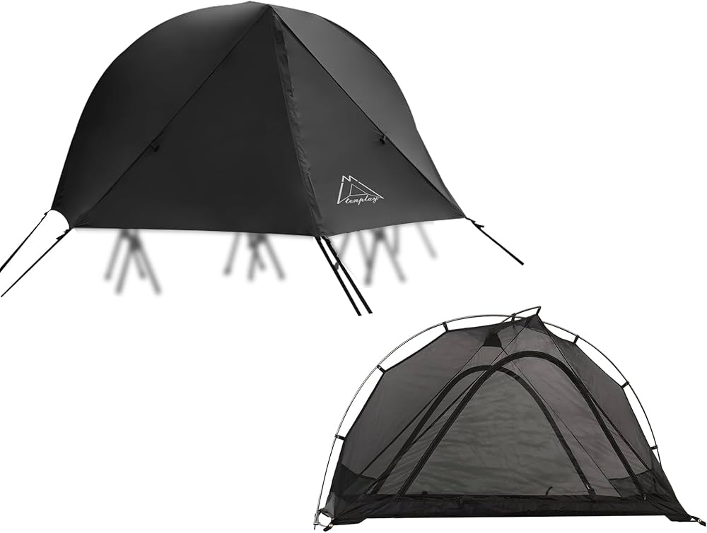 Amazon | Tenplay コットテント 高架テント 1人用 ポータブルテント