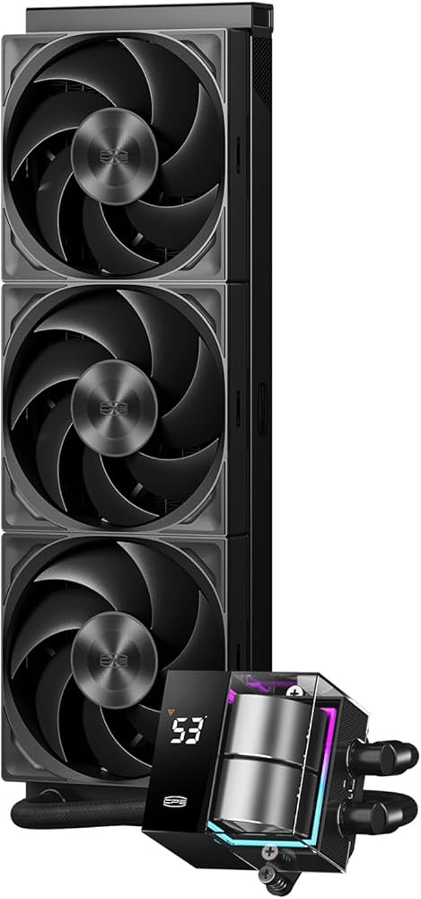 Amazon.co.jp: PCCOOLER CPS DS360Pro デジタル一体型CPU水冷クーラー