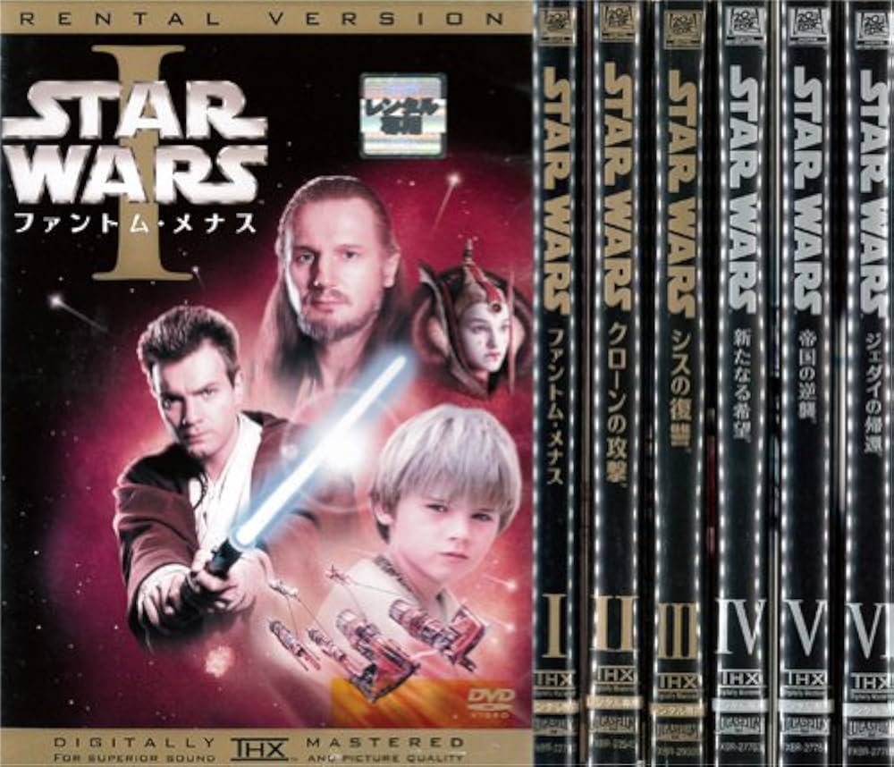 Amazon.co.jp: スターウォーズ：6巻セット[レンタル落ち] : DVD