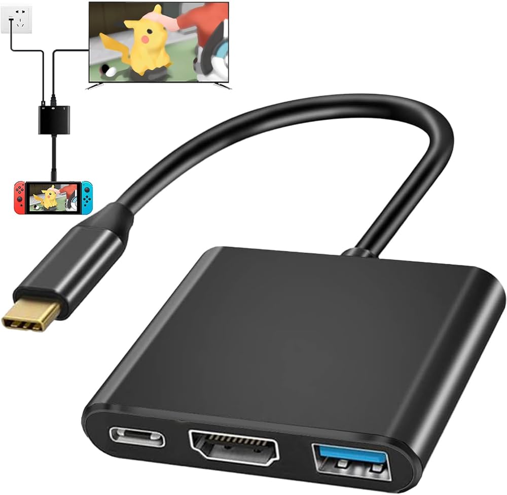 Amazon.co.jp: Anikks Nintendo Switch 専用 3In1 Type-C to HDMI変換