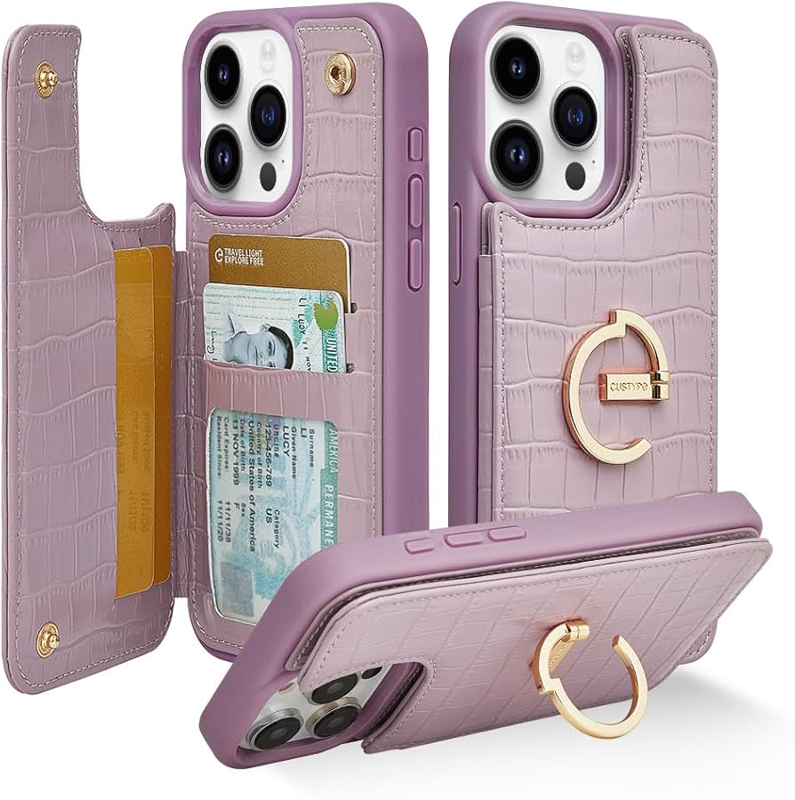 Amazon.co.jp: iPhone 15 Pro 6.1対応ケースリング付き CUSTYPE iPhone