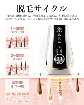 Amazon | 脱毛器 vio対応【業界先端 サロン級 サファイア冷感脱毛器
