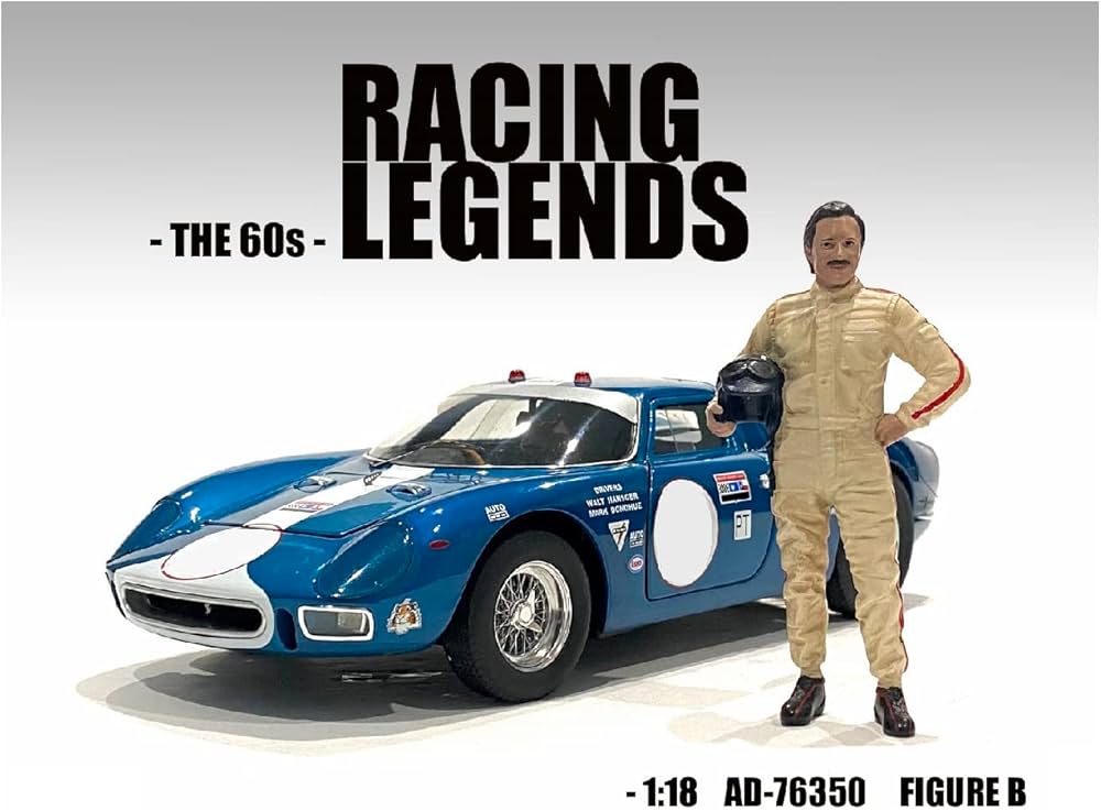 Amazon.com: American Diorama Racing Legend 1960s Theme (Figure B