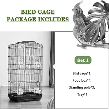 Amazon.co.jp: 鳥かご 鳥かご インコ おしゃれ 36インチの高さの鍛造