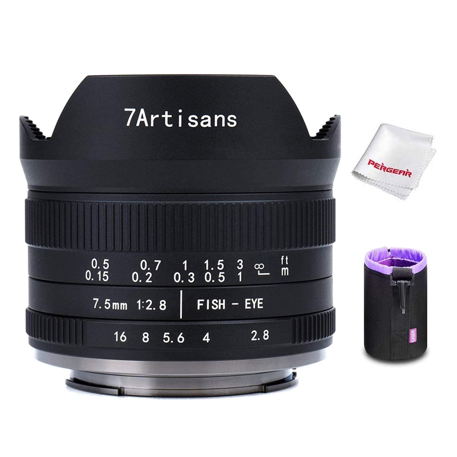 Amazon.co.jp: 7artisans 7.5mm F2.8 II 魚眼レンズ 超広角 Fujiミラー
