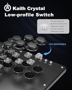 Amazon.com: SIXSIR Haute42 Leverless Controller for Arcade Gaming