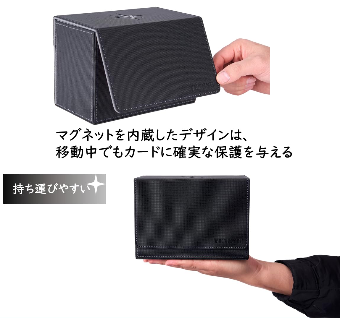 Amazon.co.jp: Venssu デッキケース トレカケース カードディスプレイ