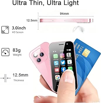 Amazon | ミニ4G携帯電話、3インチのスマートフォンAndroid 9