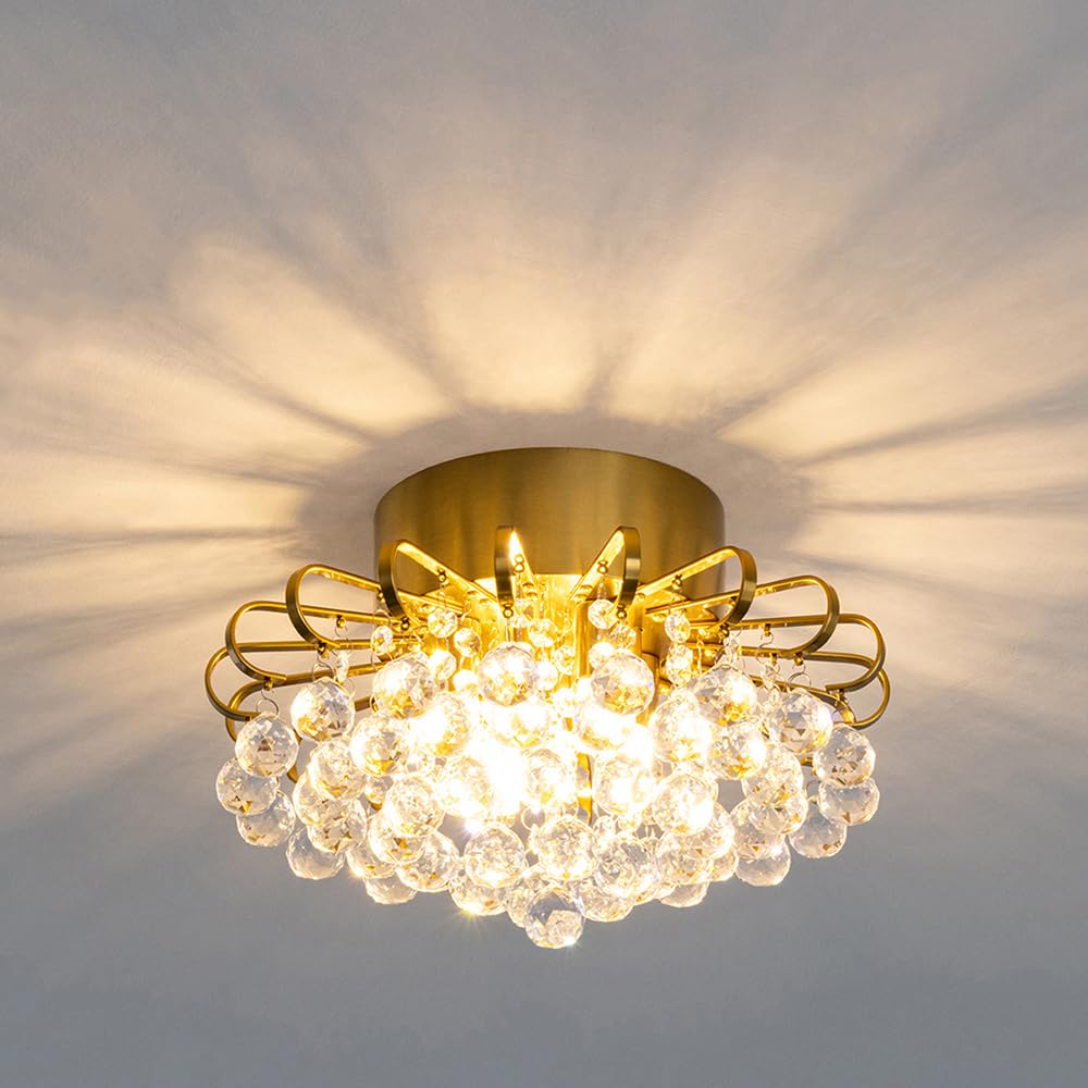 Amazon.co.jp : Chende シーリングライト クリスタル 4灯 G9