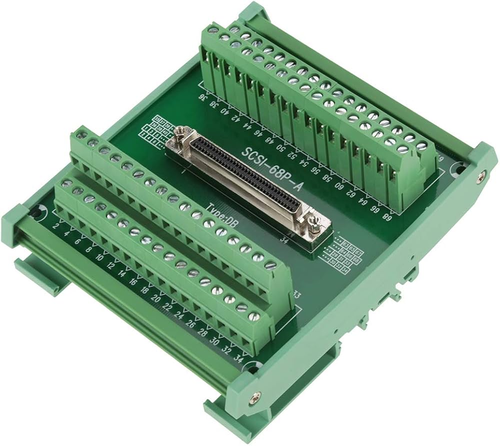 Amazon.co.jp: SCSI 68ピンDBブレイクアウトボードメスコネクタ端子