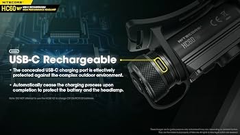 Amazon.co.jp: NITECORE HC60v2 ヘッドライト 1200ルーメン : スポーツ