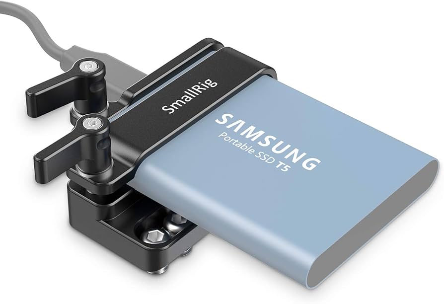 Amazon.com: SMALLRIG Mount Bracket SSD Holder for Samsung T5 SSD