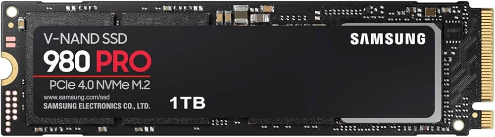 Amazon | Samsung 980 PRO 1TB PCIe 4.0 NVME M.2 SSD (MZ-V8P1T0BW