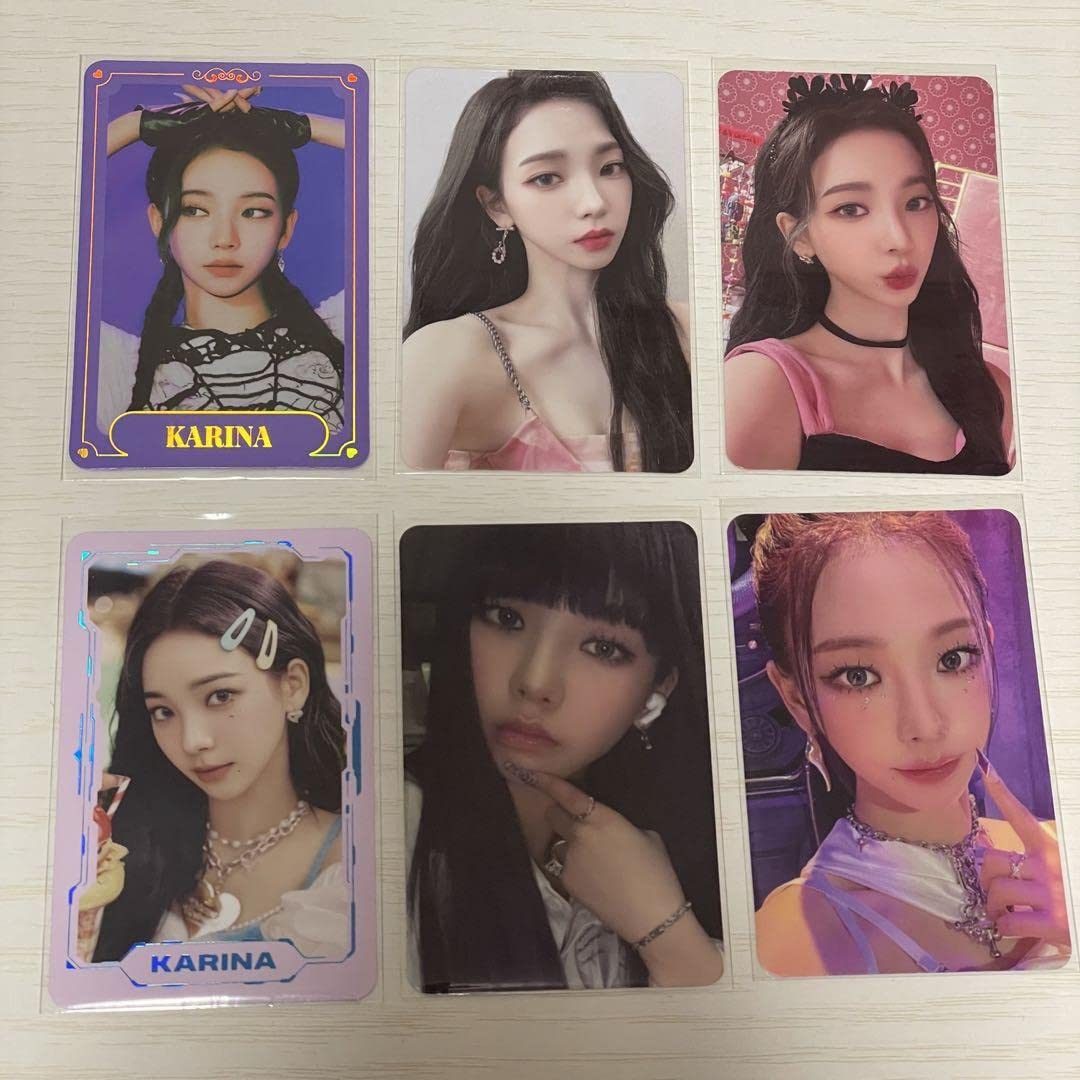 Amazon.co.jp: aespa カリナ トレカ girls ラントレ md ウィンター