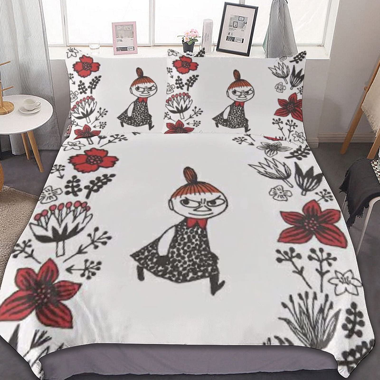 Amazon｜ムーミン 布団カバー 3点セット シングル 寝具カバーセット