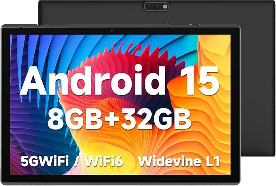 Amazon.com : ZZB 10 inch Tablet Android 15 Tablet PC, 10.1