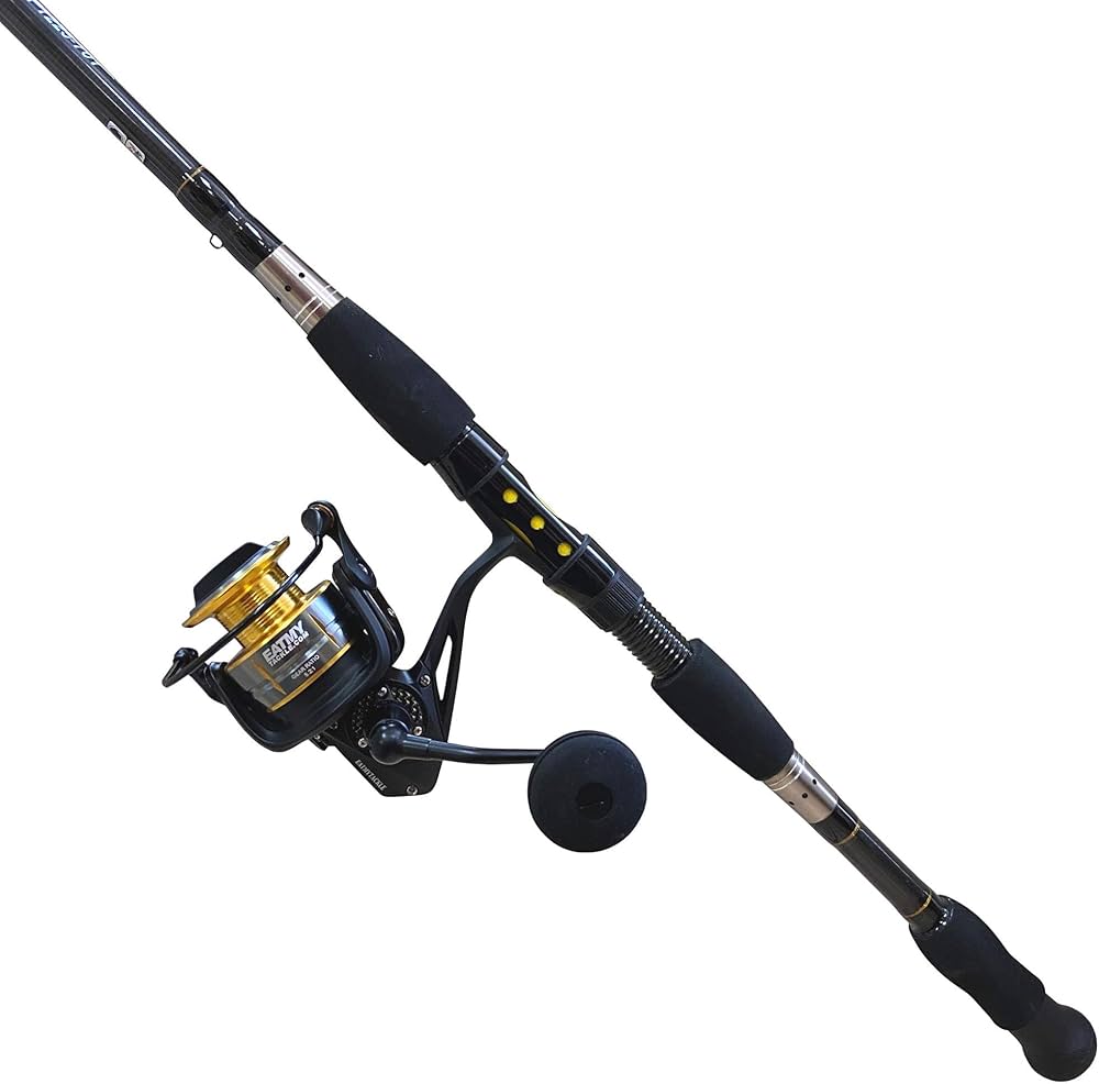 Amazon | EatMyTackle ブラックフィン マグロ スピニングロッドと