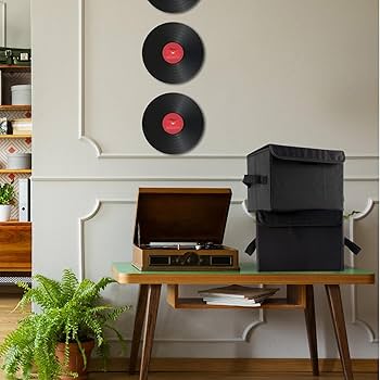 Amazon｜alavisxf xx 7インチ ビニールレコード収納ボックス ナイロン