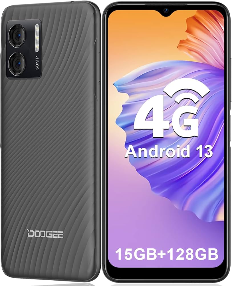 Amazon.com: DOOGEE N50 |2023| Unlocked Cell Phone,15GB RAM+128GB