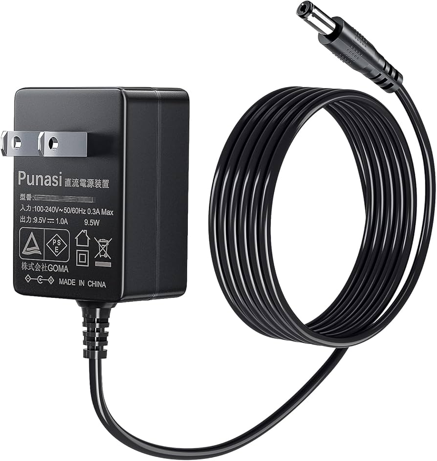 Amazon.co.jp: Punasi CASIO カシオ電子ピアノ交換用ACアダプター 9.5V