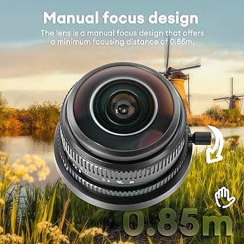 Amazon.co.jp: 7artisans 4mm F2.8 円形魚眼レンズ 225°超広角 APS-C