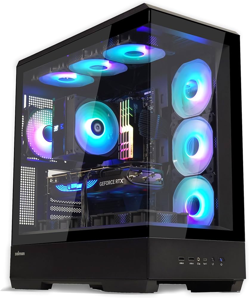 Amazon.com: Zalman P50 ATX Mid-Tower Premium PC Case - Panoramic