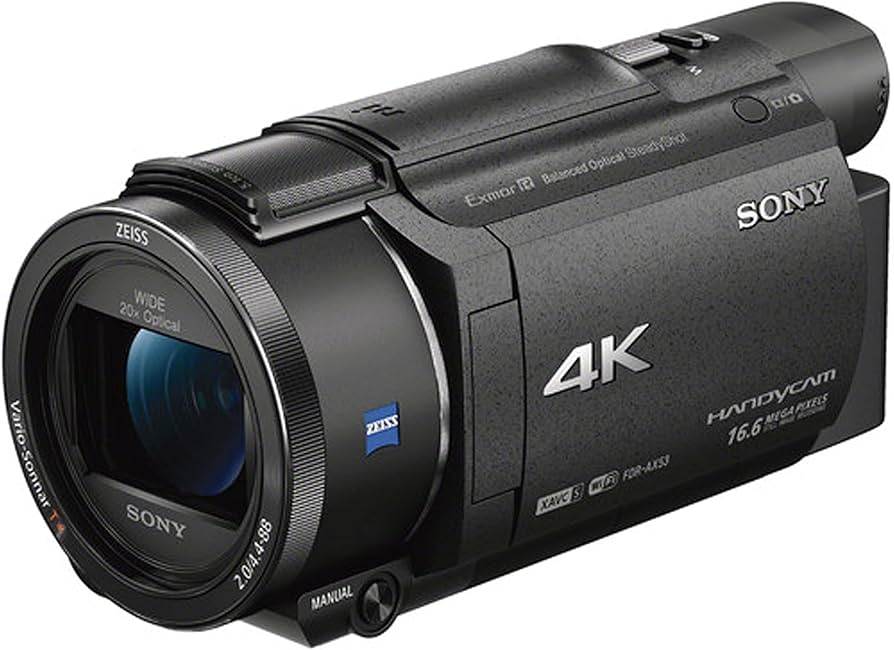 Amazon.com : Sony FDR-AX53 4K Ultra HD Handycam Camcorder, 128GB