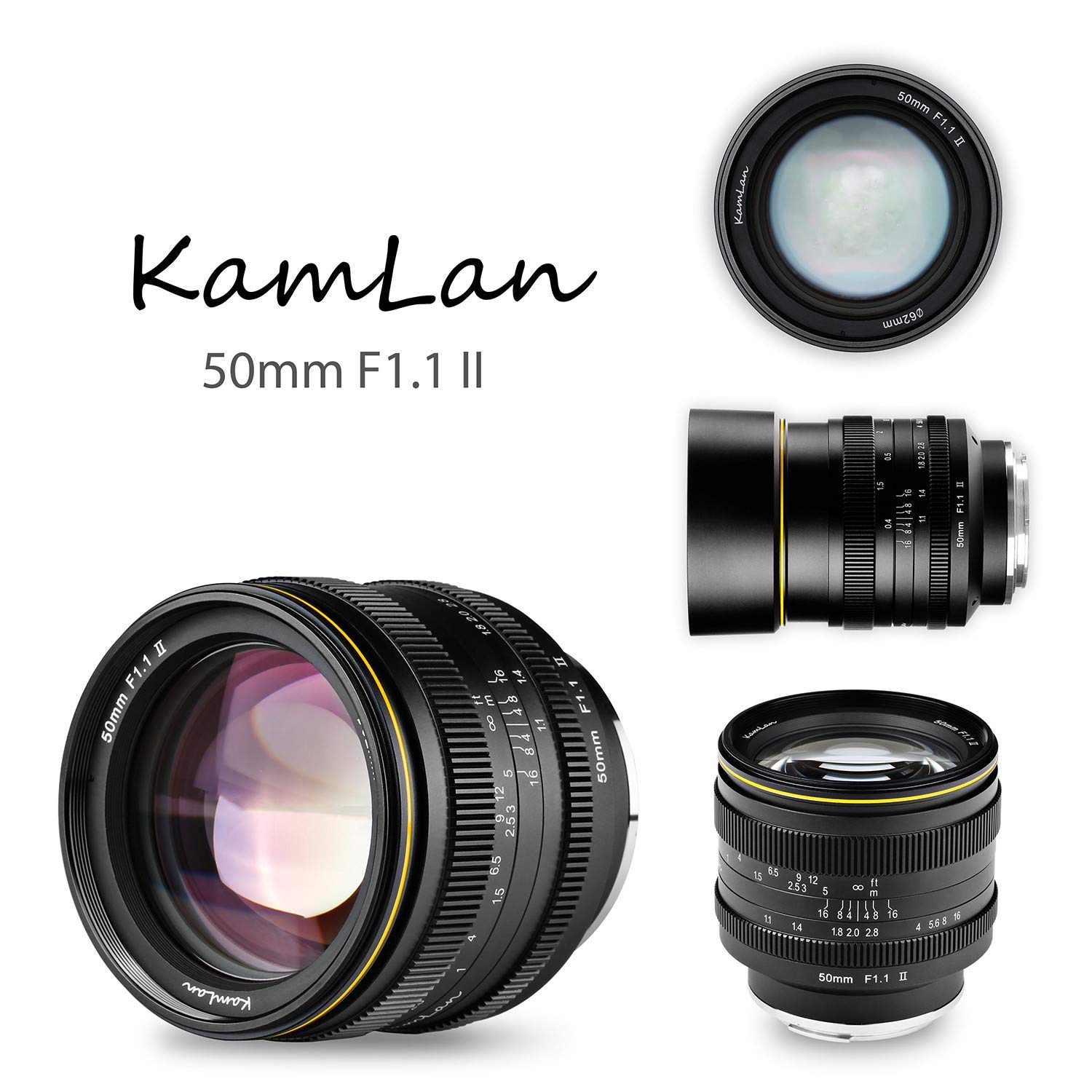 Amazon.co.jp: 【国内正規品】 KAMLAN 交換レンズ 単焦点レンズ 50mm
