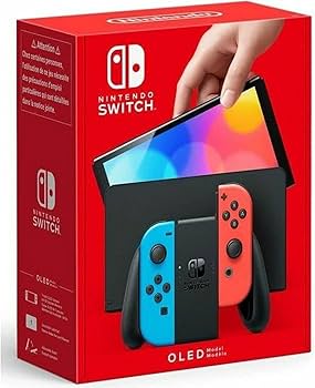 Console Nintendo Switch OLED - Azul e Vermelho Neon | Amazon.com.br