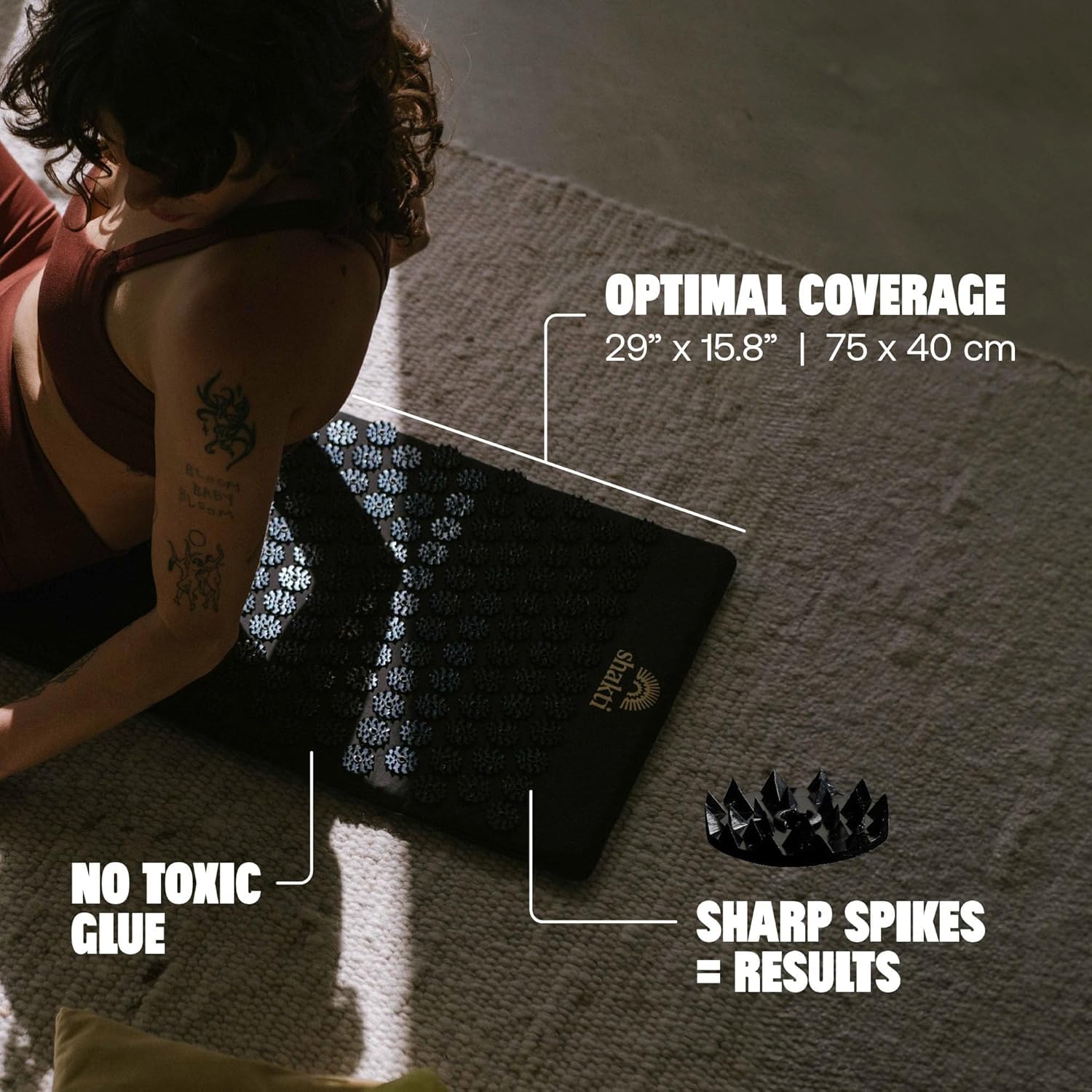 Amazon.com: ShaktiMat Premium Acupressure Mat, Level 2 Intensity