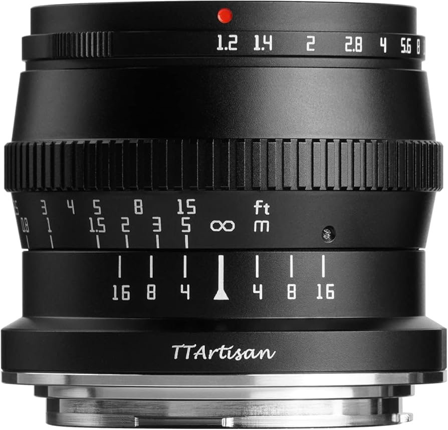 値下げTTArtisan 50mm f/1.2レンズuv付き キャノン用 rf TTArtisan
